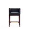 Manhattan Comfort Kingsley Counter Stool in Black and Dark Walnut CS005-BK - alternate 4